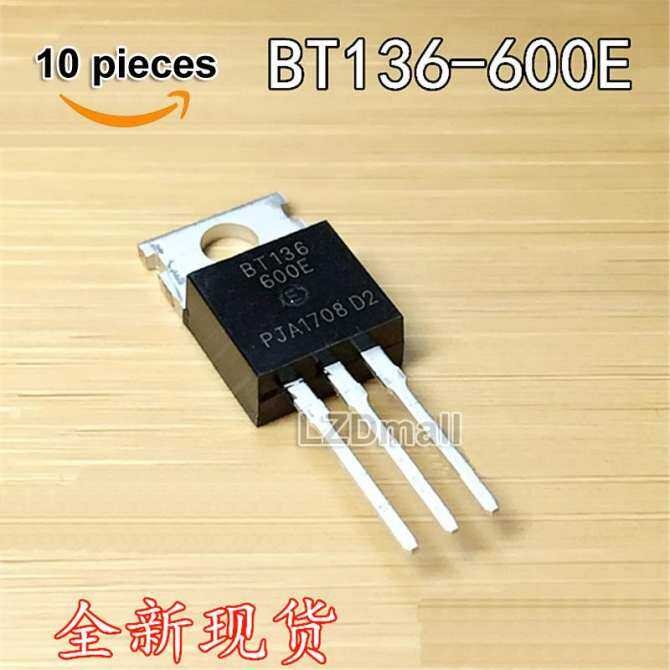 10pcs BT136 600E TO-220 BT136-600 TO220 BT136-600E Triac 600V 4A ใหม่เดิม