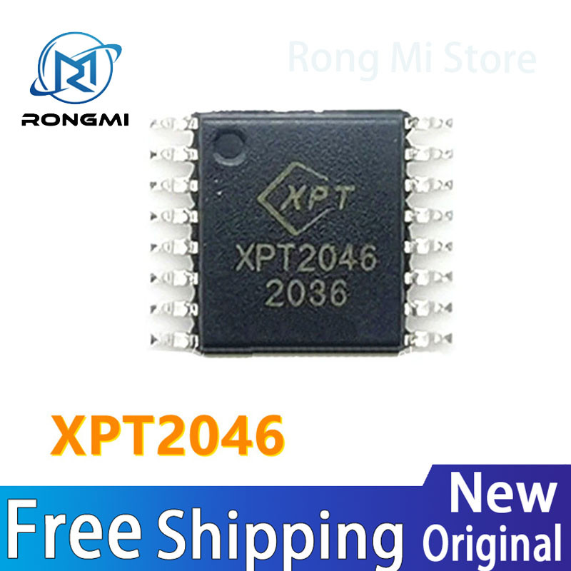 ~~ 10 ชิ้นใหม่เดิม XPT2046 TSC2046 H2046 HR2046 TSSOP16 หน้าจอสัมผัส controller ชิป IC ขายส่งในสต็อก