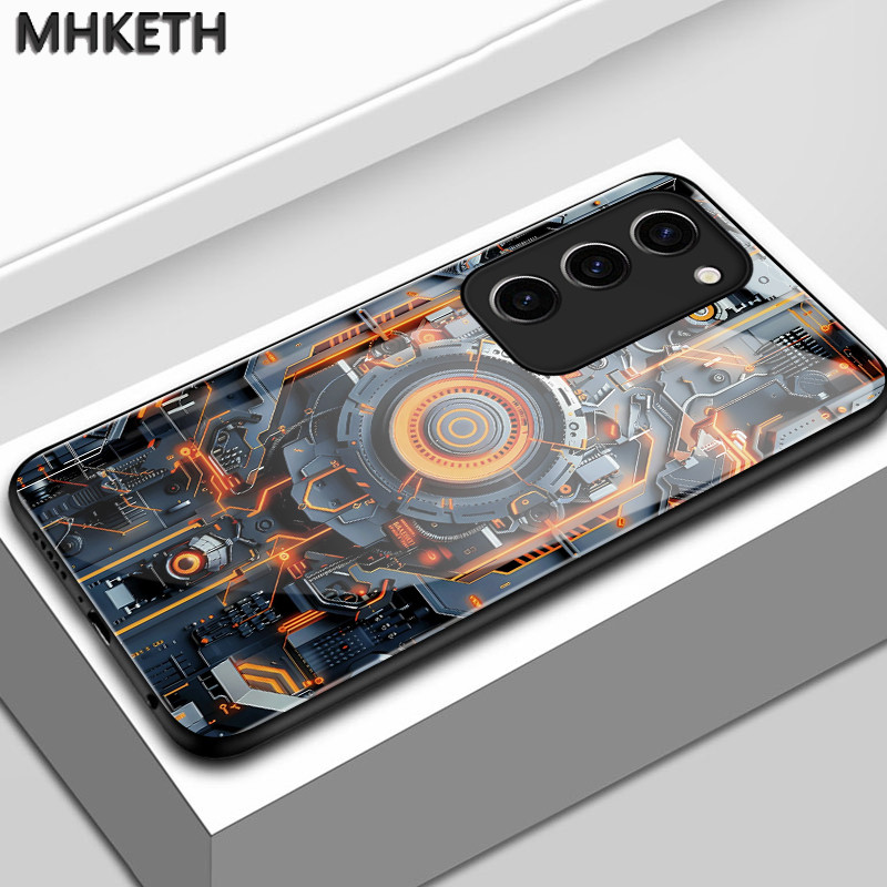 เคสสำหรับ Samsung S23 Plus S23 ultra S23 FE S24 FE S24 Plus S24 Ultra เคสโทรศัพท์กระจกกันกระแทก
