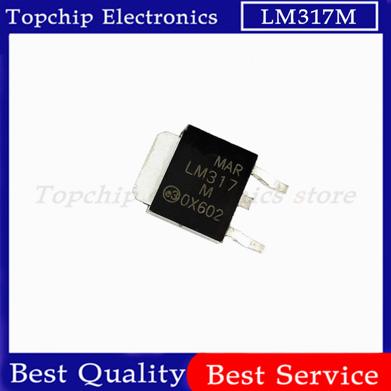 10 ชิ้น LM317MDT LM317M LM317 ตัวควบคุมแรงดันไฟฟ้า IC TO-252 SMD