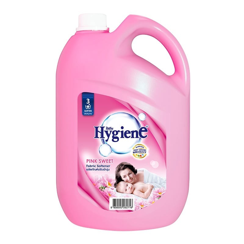 HYGIENE ไฮยีนน้ำยาปรับผ้านุ่มสีชมพู 3.5ลิตร [8850092262716]