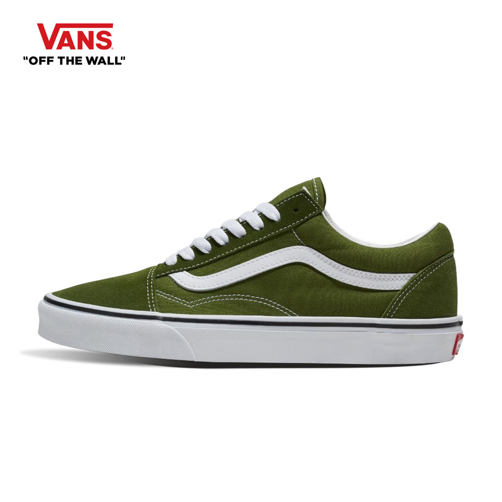 VANS OLD SKOOL - COLOR THEORY PESTO รองเท้าผ้าใบ แวนส์ ผู้ชาย ผู้หญิง