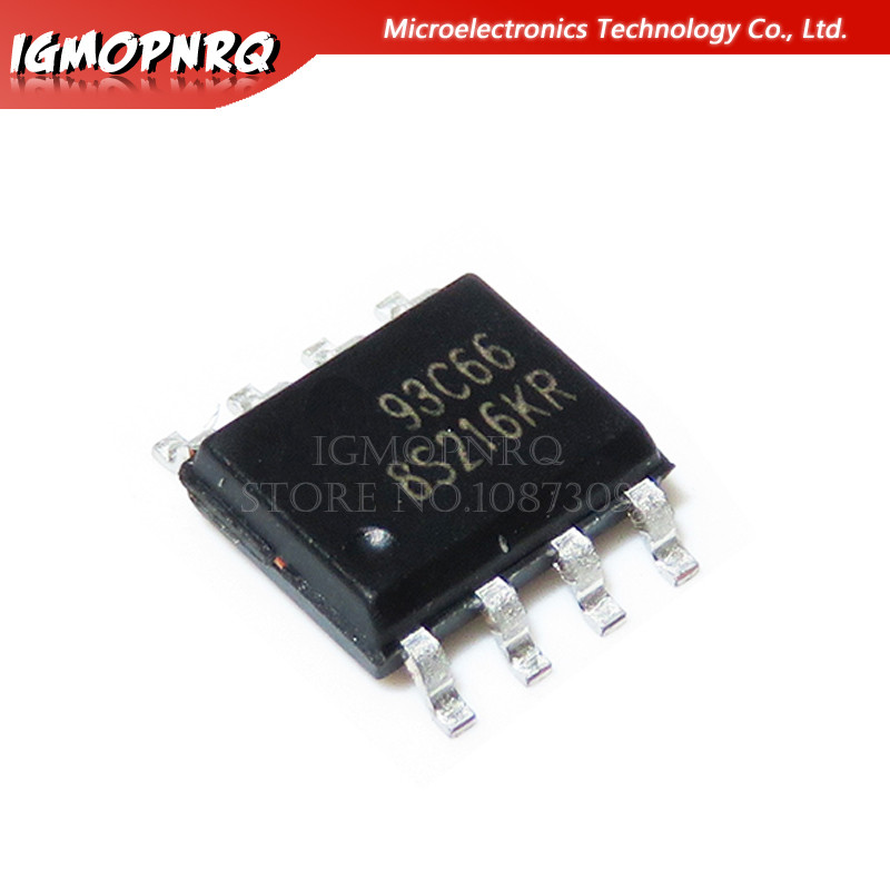 10PCS AT93C66A 93C66A 93C66 AT93C66 SOP-8 EEPROM 2.5 V ถึง 5.5 V 4K ใหม่เดิม