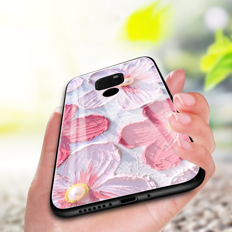 เคสสำหรับ Samsung A22 M22 A22 5G เคสโทรศัพท์ฝาหลังกระจกลายดอกไม้ใหม่ - รูปที่ 2