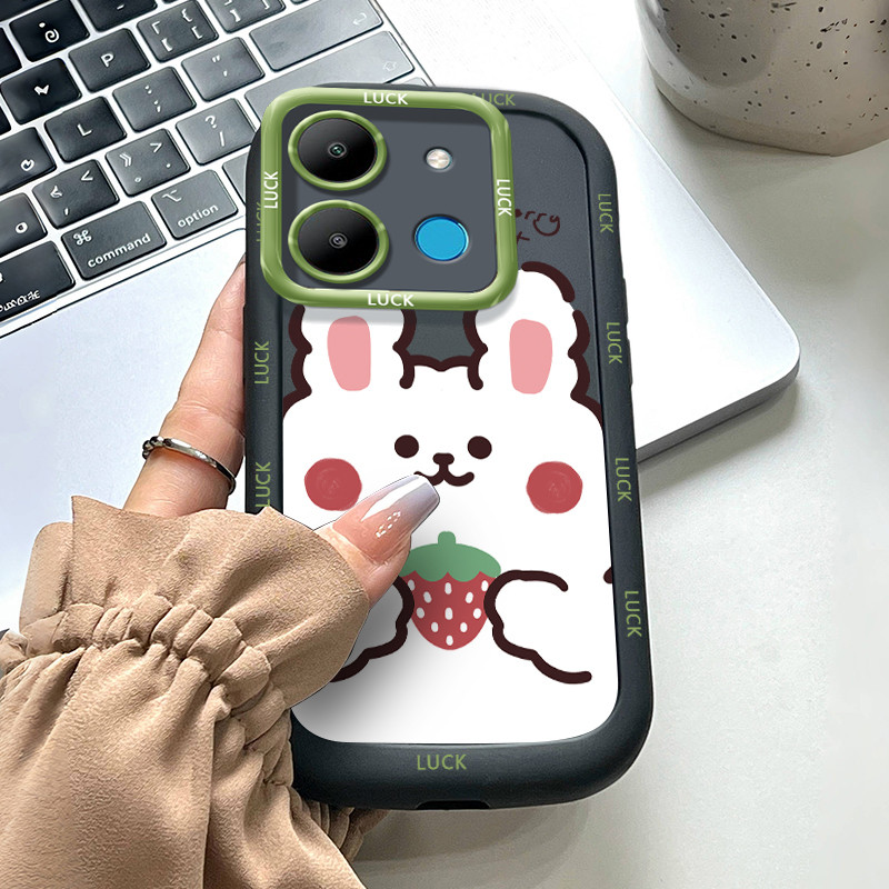 เคสสำหรับ Infinix Smart 7 Tecno POP 7 4G POP 7 Pro 4G เคสโทรศัพท์หมีกระต่ายซิลิโคนกันกระแทก ราคา ถูกที่สุด ดีลบีเคเค แกลเลอรีภาพที่ 9
