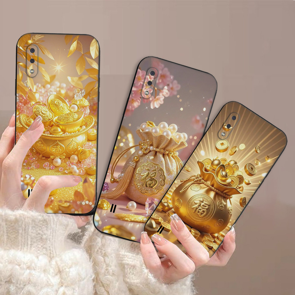 เคส Samsung A01 / A02 / A01 Core พิมพ์ลายกระเป๋านําโชค นําโชคลาภ