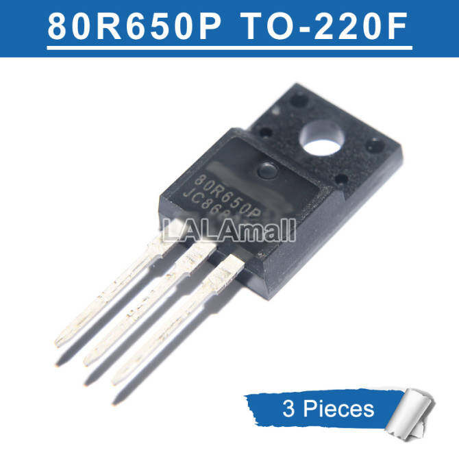3pcs 80R650P TO-220F MMF80R650PTH TO220F 8A/850V N-channel MOSFET ทรานซิสเตอร์ใหม่เดิม