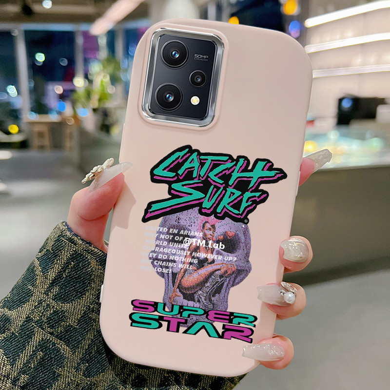 เคสโทรศัพท์สําหรับRealme 9 5G 9 Pro 5G V25 5GกรณีCreative English StarปลอกHPรอบไขมันCesingซิลิโคนSof