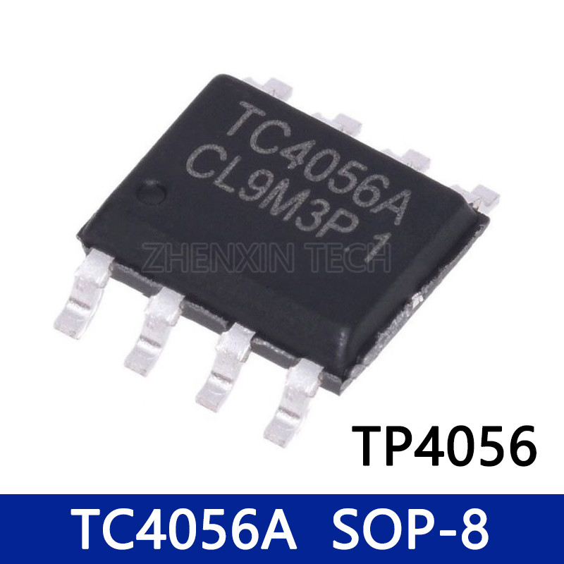 (10-50) ชิ้น/ล็อต TP4056 SOP8 TC4056A 4056E TP4056E 4056 SOP-8 SOP SMD ใหม่และต้นฉบับ IC 1A แบตเตอรี