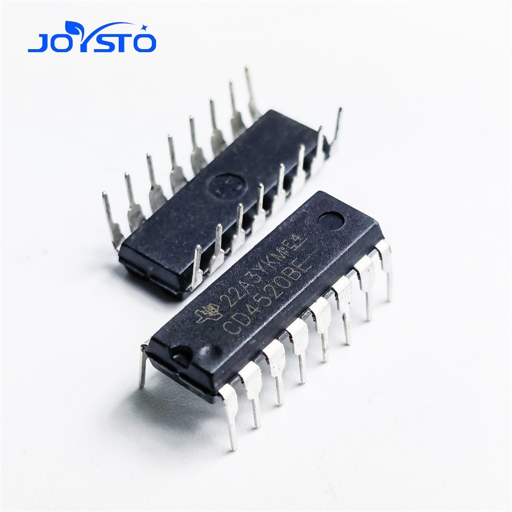 5PCS CD4520BE DIP-16 CD4520 CMOS Dual Binary Plus Counter
