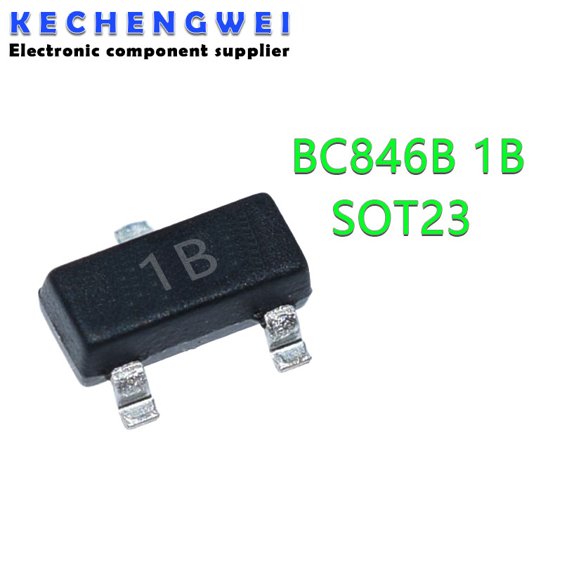 100PCS BC846B BC846 SOT-23 ทรานซิสเตอร์ SMD ใหม่
