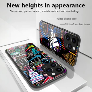 เคสสำหรับ OPPO A3 Pro 5G A80 5G เคสโทรศัพท์แบรนด์อินเทรนด์เปลือกแก้วกันกระแทก