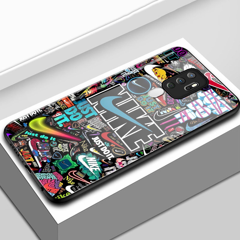 เคสสำหรับ OPPO A5 2020 A9 2020 เคสโทรศัพท์แบรนด์อินเทรนด์เปลือกแก้วกันกระแทก