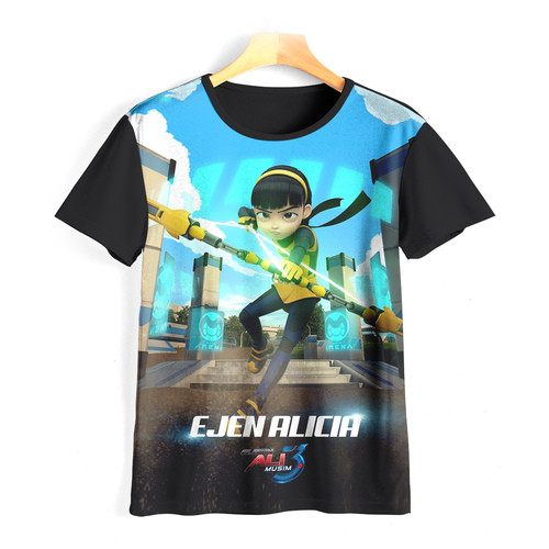 เสื้อยืด Ejen Alicia Ejen Ali Animation เสื้อยืด Premium Distro เสื้อยืดสําหรับเด็กและผู้ใหญ่ | เสื้