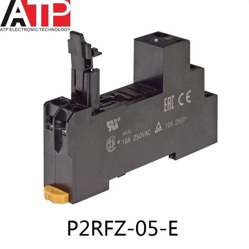 5 ชิ้น/ล็อตรีเลย์ซ็อกเก็ต P2RFZ-08-E P2RFZ-05-E P2RF-08-E P2RF-05-E รีเลย์ซ็อกเก็ต DIN Rail สําหรับ 
