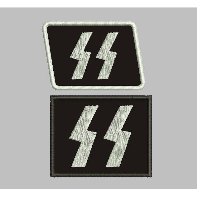 HD-R11 PATCH LOGO SS ZZ CROSS WAFFEN COLLAR GERMANY EMBROIDERY อุปกรณ์เสริม BET/EMBLEM