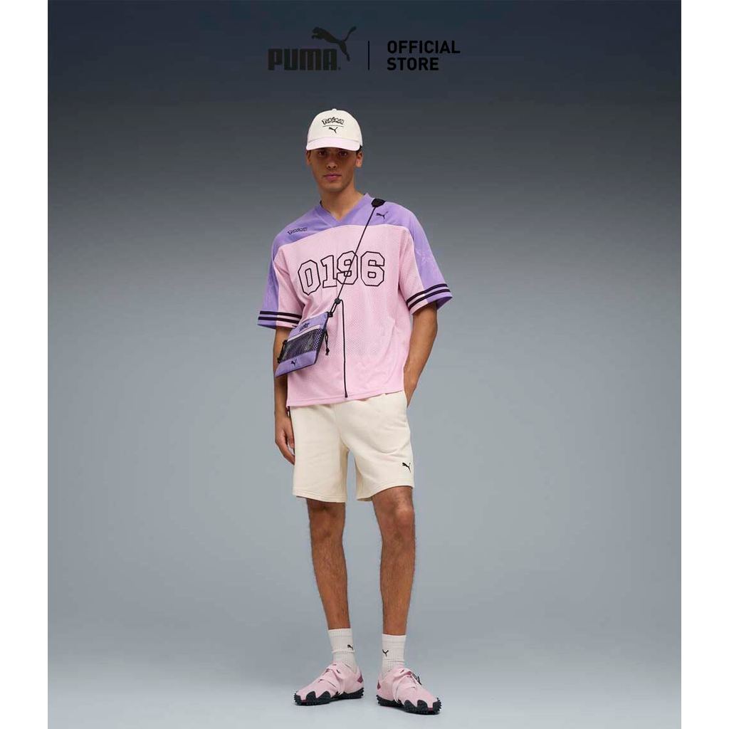 PUMA Prime/Select กางเกงขาสั้นทรงหลวม PUMA x POKÉMON 7 นิ้ว สำหรับผู้ชาย สีขาว - 63491887