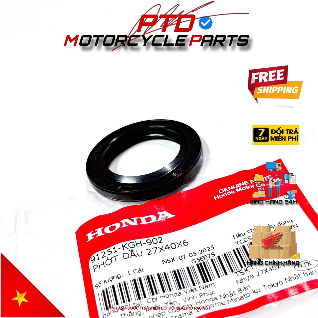 ซีลน้ํามัน HONDA ขนาด 27x40x6 _91251KGH902