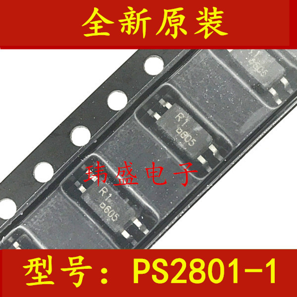10PCS ยี่ห้อใหม่นําเข้า PS2801-1 PS2801 R1 SOP-4 SOP Optocoupler PS2801C-1