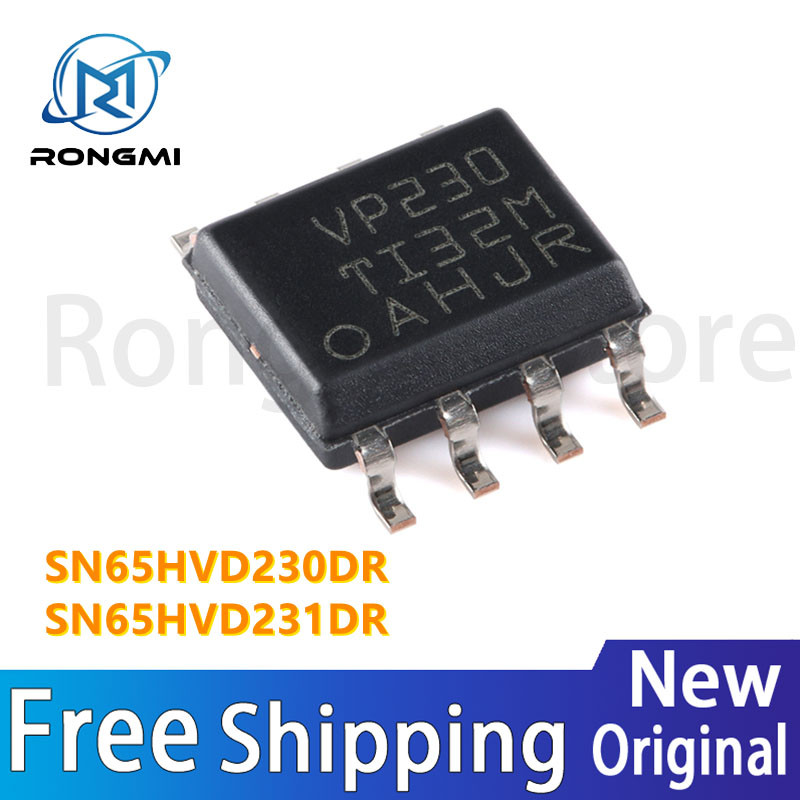 10 ชิ้น 100% ใหม่ SN65HVD230DR SN65HVD231DR SN65HVD230 SN65HVD231 VP230 VP231 sop-8 ชิปเซ็ต IC ในสต็
