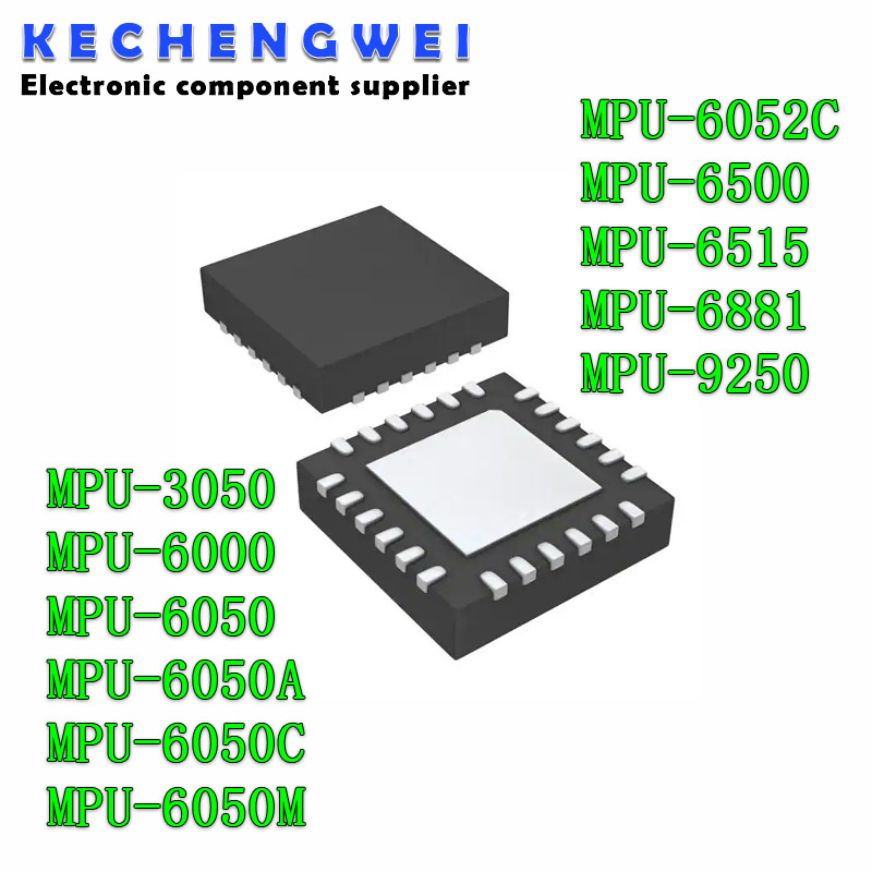 5 ชิ้น/ล็อต MPU6050 MPU-6050A MPU-3050 MPU-6000 MPU-6052C MPU-6500 MPU-6515 MPU-6881 MPU-9250 MPU-60