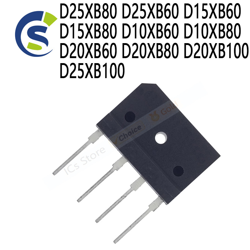 5PCS D25SBA80 สะพานวงจรเรียงกระแส 25V 800V D25XB80 D25XB60 D15XB60 D15XB80 D10XB60 D10XB80 D20XB60 D