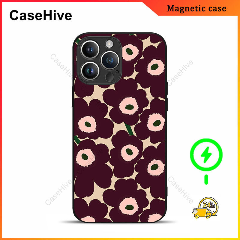 เคสโทรศัพท์ดอกไม้สําหรับ iPhone 17 Pro Max / iPhone 16 Pro Max / 15 Pro Max / 13 / Samsung Galaxy S2