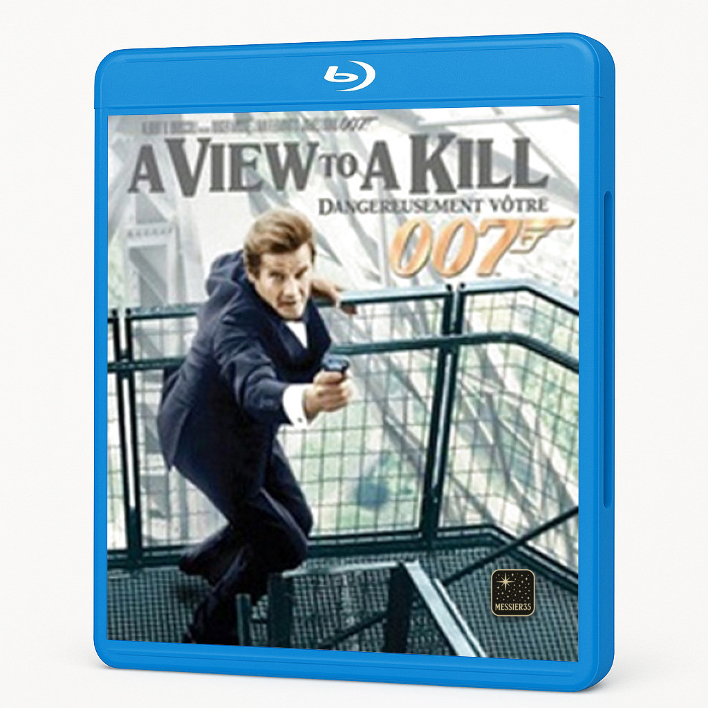 Bluray หนังพากย์ไทย Movie A View to a Kill (1985) 007 พยัคฆ์ร้ายพญายม Movie แผ่น Blu-ray