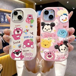 เคสสำหรับ Samsung Galaxy A02 M02 เคสโทรศัพท์สัตว์น่ารักกันกระแทกกลมและอ้วน