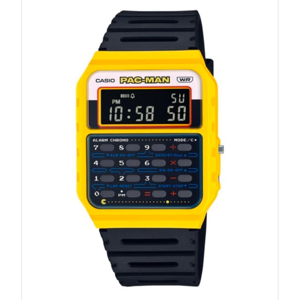 【Direct from Japan】นาฬิกา Casio CLASSIC Pac-Man Collaboration รุ่น CA-53WPC-1BJR ใหม่【Japan Exclusiv