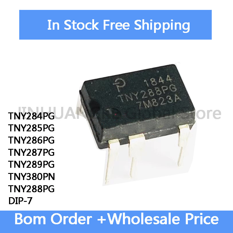 10 ชิ้น TNY284PG TNY285PG TNY286PG TNY287PG TNY288PG TNY289PG TNY290PG DIP-7 ในสต็อกขายส่ง