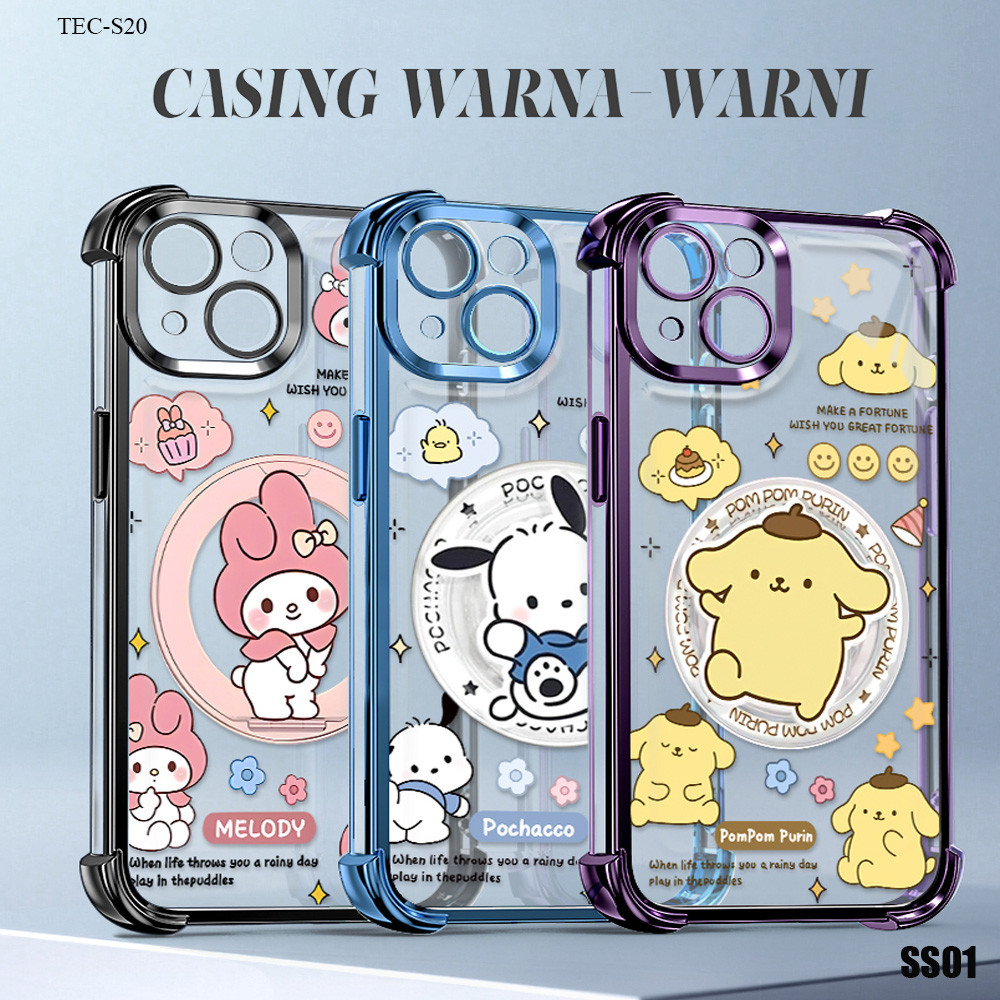 HP เคสโทรศัพท์สําหรับ Tecno Spark 20 20C GO 1 2023 เคสโทรศัพท์ Soft Cassing น่ารัก Kesing SJSS01 091