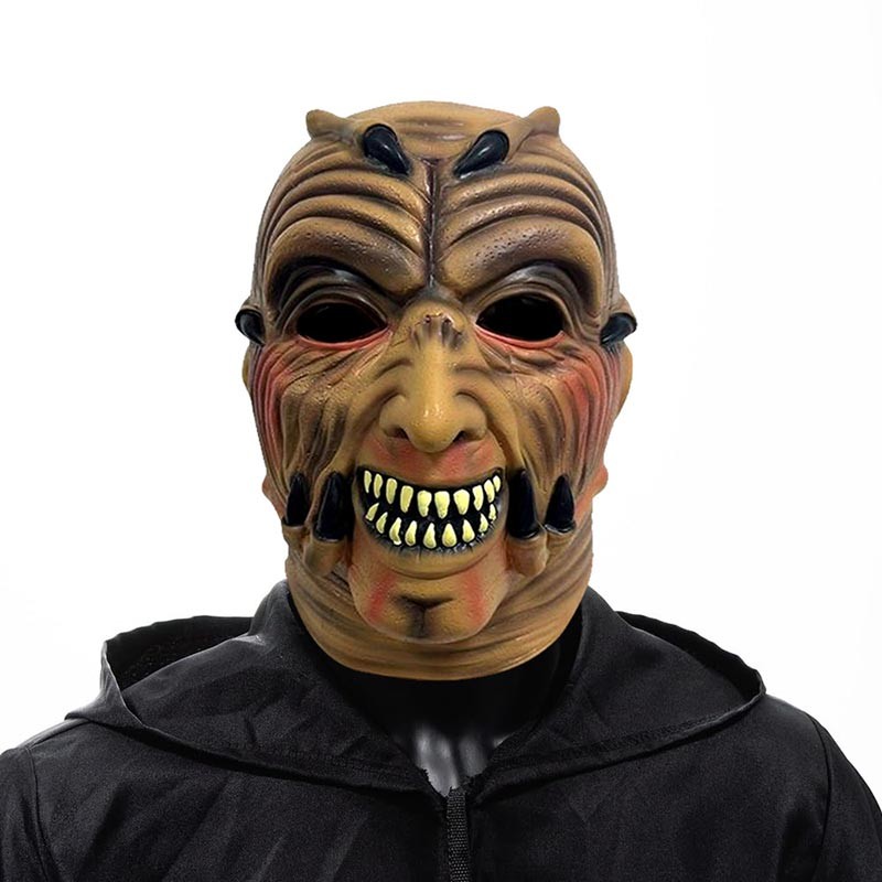 สยองขวัญ Jeepers Creepers Monster Killer หน้ากากคอสเพลย์ Ogre ปีศาจแวมไพร์ Latex หมวกกันน็อกฮาโลวีน 