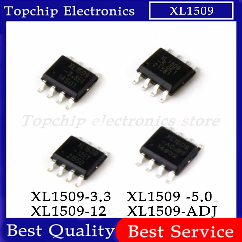ยี่ห้อใหม่ 10 ชิ้น XL1509-ADJE1 XL1509-ADJ XL1509-5.0E1 XL1509-5.0 XL1509-3.3E1 XL1509-3.3 XL2 SOP-8