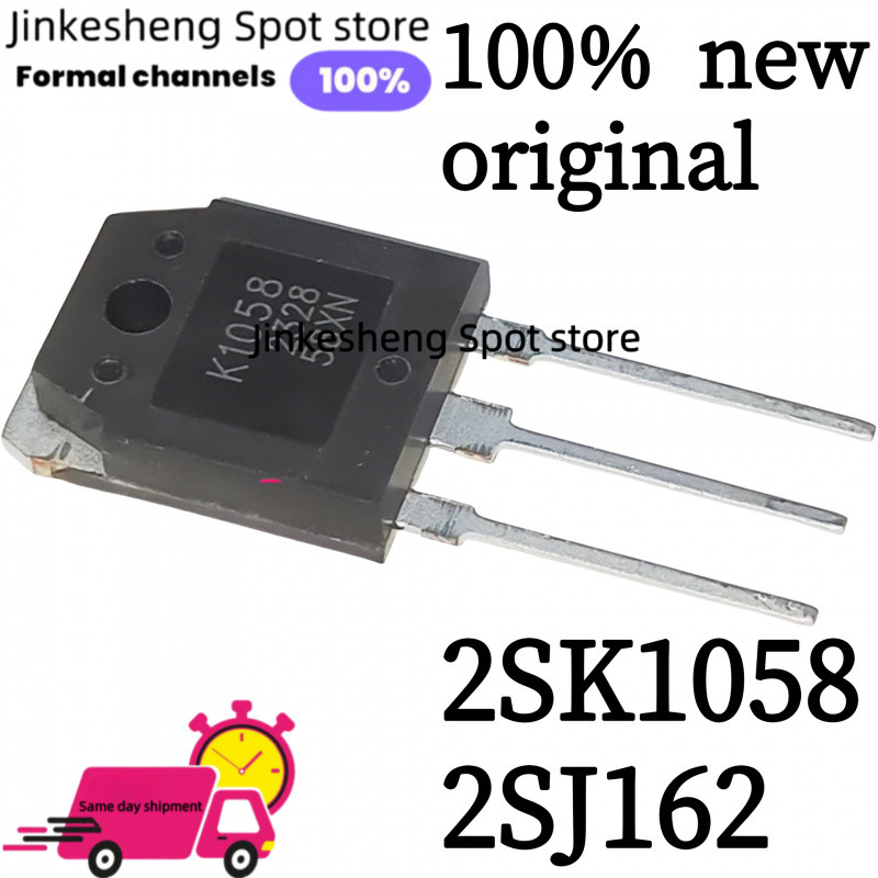 10 - 5 pares 100% ใหม่ 2SK1058 2SJ162 J162 K1058 ถึง-3p Punto fresco