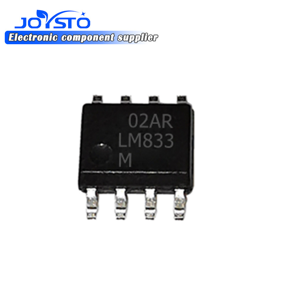 10 ชิ้น/ล็อตใหม่ LM833 LM833M LM833MX SOP-8 Dual Audio Operational Amplifier IC