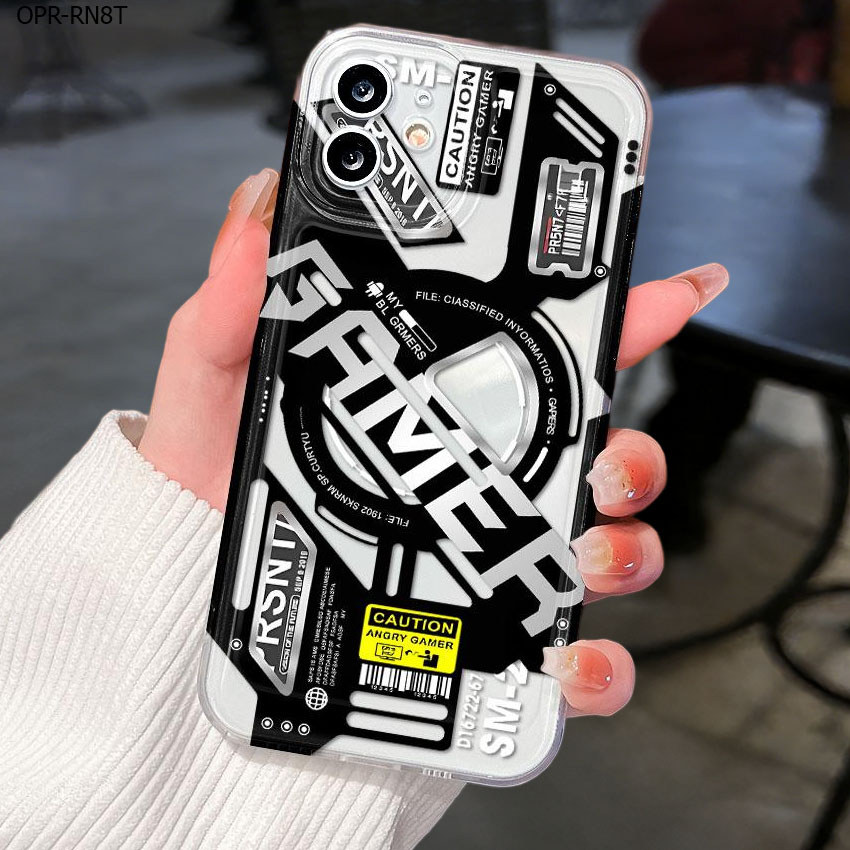 โปร่งใส เคส For OPPO Reno 14 14F 13 13F 12 11 11F 10 8T Pro 4G 5G เคสออปโป้ เคสนิ่ม Silicone Phone Case เคสโทรศัพท์ TK