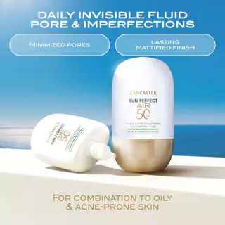 [Buy 1 Get 1] Lancaster Sun Perfect Air Daily Invisible Fluid Pore & Imperfections Spf50, 40ml