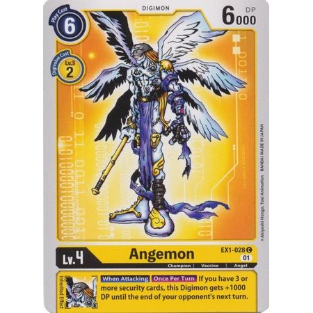การ์ด Digimon Angemon - EX1-028 - ทั่วไป