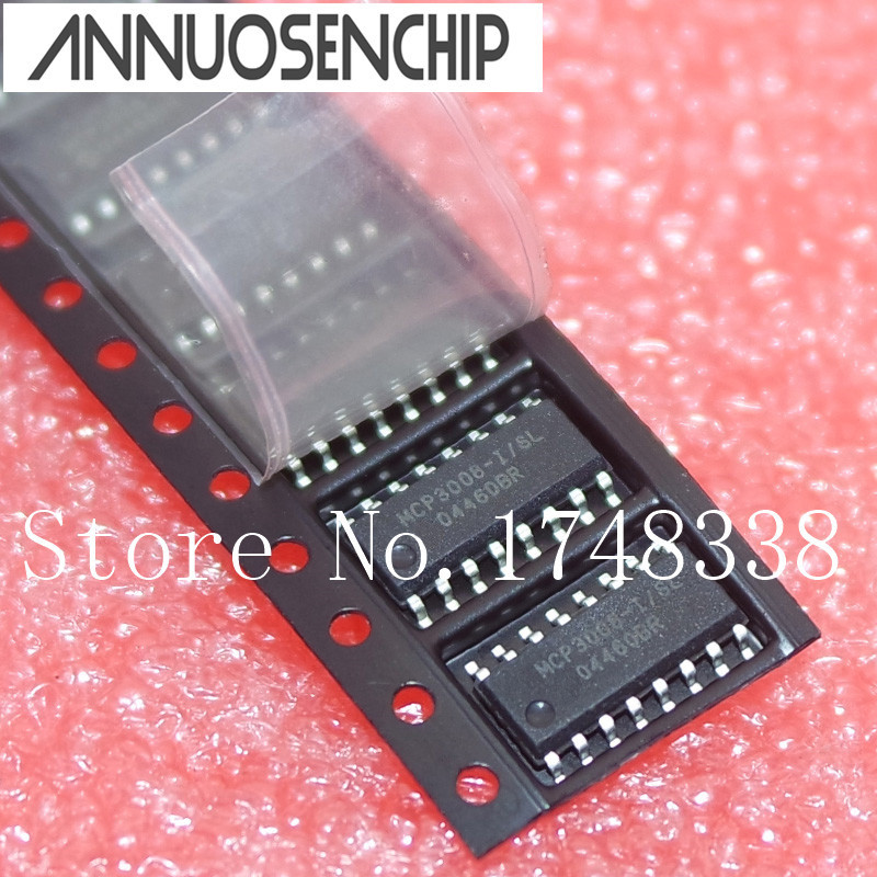 MCP3008-I/SL MCP3008ISL MCP3008 MCP3008 - I / SL SMD MCU SOP16 ใหม่ต้นฉบับ 10 ชิ้น