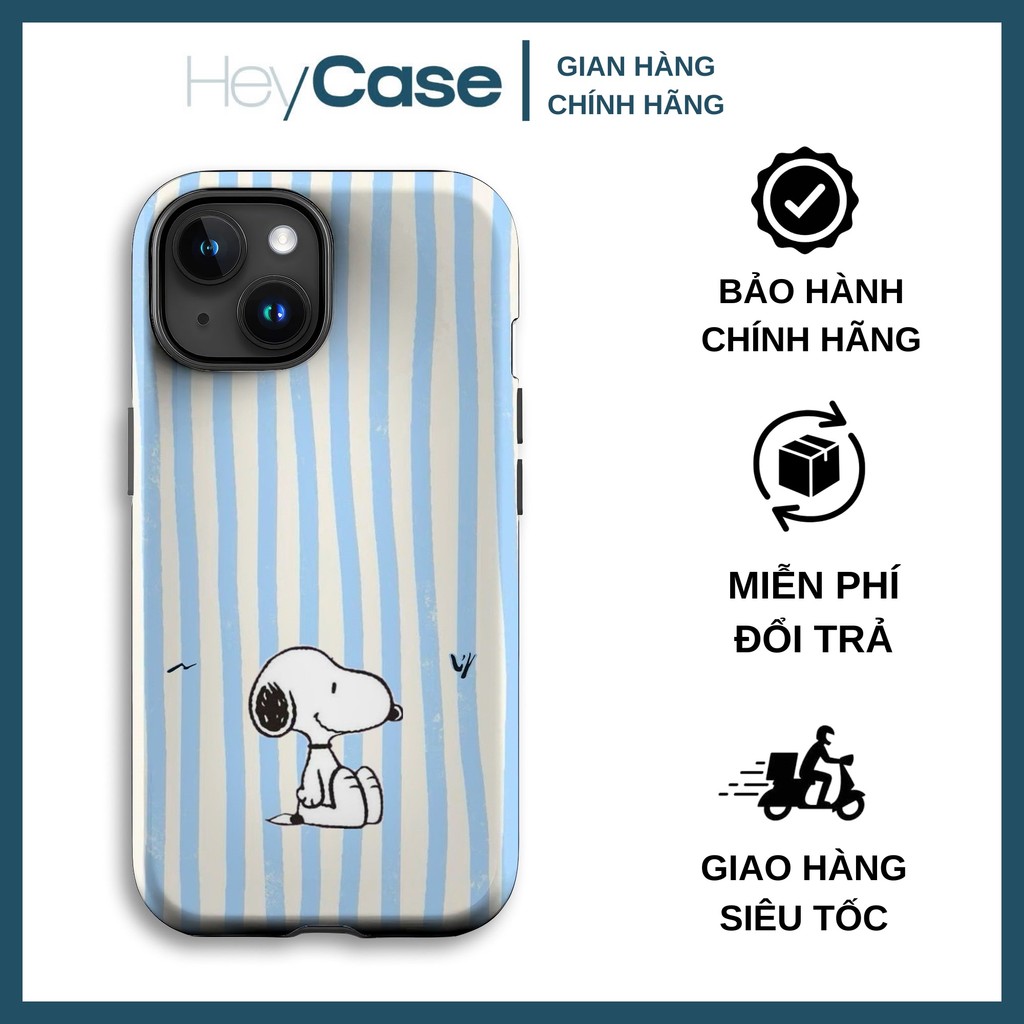 เคสไอโฟน Snoopy และ Woodstock เล่นกันกระแทกและปกป้องอุปกรณ์ได้ดี