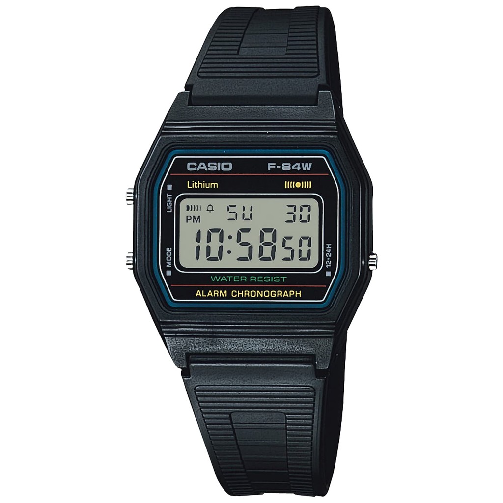 CASIO คาสิโอ STANDARD นาฬิกาข้อมือผู้ชาย F-84W-1QJH w522 [Direct from Japan]