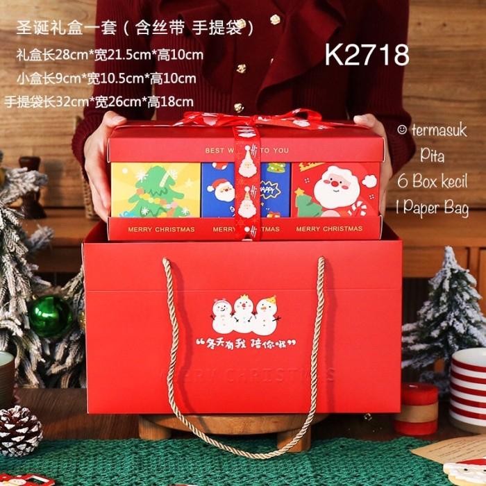 กล่องคริสต์มาสพรีเมี่ยม PREMIUM K2718 CookiesNastar บรรจุภัณฑ์กล่องคริสต์มาส