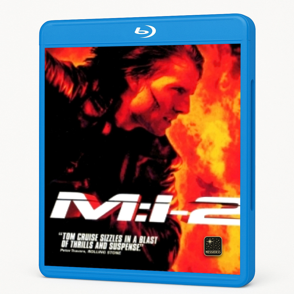 Blu-ray หนัง Mission Impossible II (2000) ฝ่าปฏิบัติการสะท้านโลก ภาค 2 Movie แผ่น Blu-ray