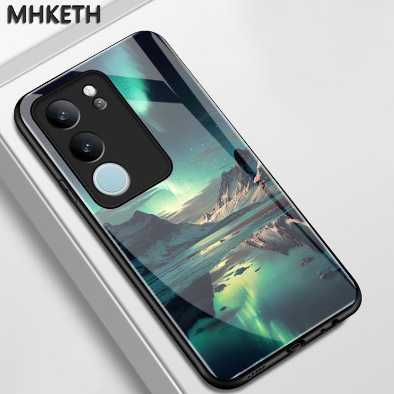 เคสสำหรับ VIVO V29 5G V29 Pro 5G V29E 5G V27 5G V27 Pro 5G เคสโทรศัพท์กระจกระดับไฮเอนด์