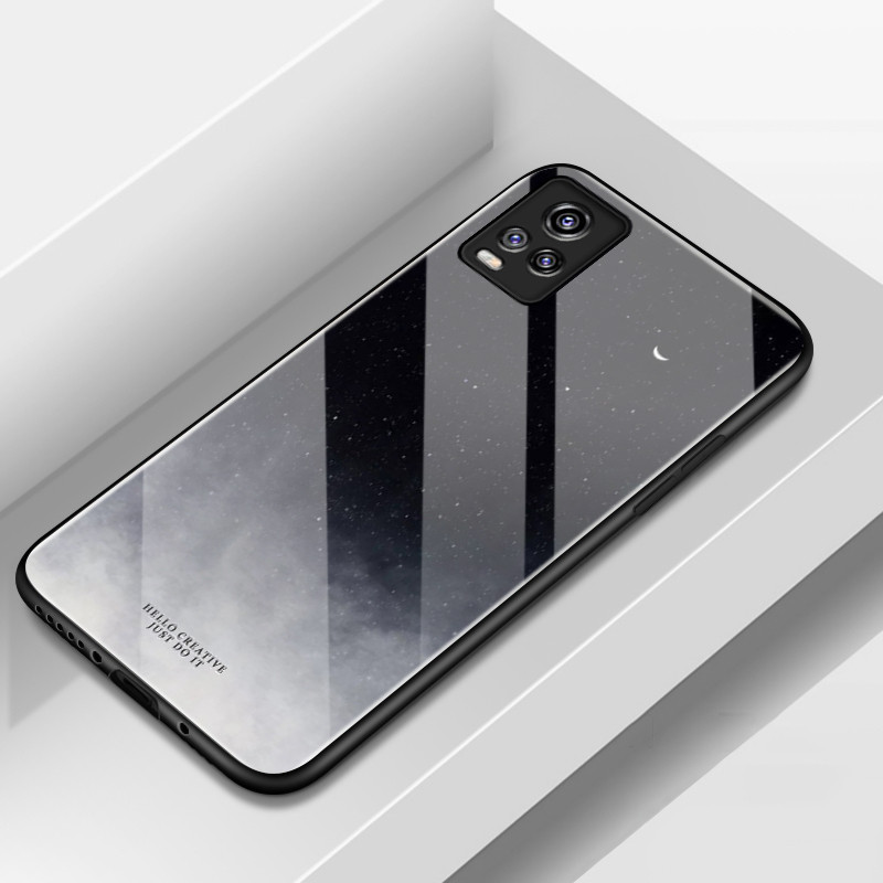 เคสสำหรับ VIVO V20 V20 SE V20 Pro เคสโทรศัพท์ท้องฟ้าสีสันสดใสเปลือกแก้วกันกระแทก