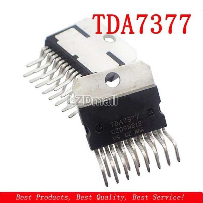1 PC TDA7377 = YD7377 TDA7377A ZIP-15 รถวิทยุ Power Audio Amplifier ชิป