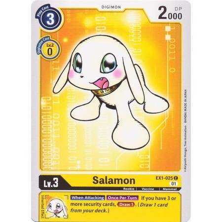 การ์ด Digimon Salamon - EX1-025 - ทั่วไป