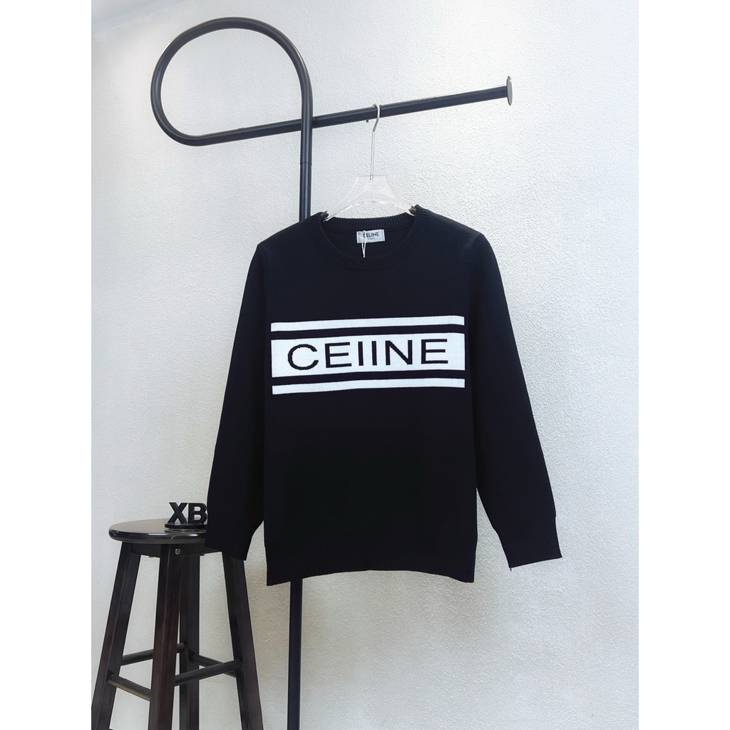 เสื้อถักโลโก้ Celine ตัวอักษร