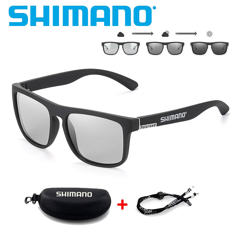 แว่นตากันแดด Photochromic Polarized UV400 สำหรับผู้ชายและผู้หญิง กันแสงUVได้ดี เหมาะสำหรับกิจกรรมกลางแจ้งเช่นขี่จักรยาน ตกปลา และวิ่ง หรือใช้ในการขับรถ